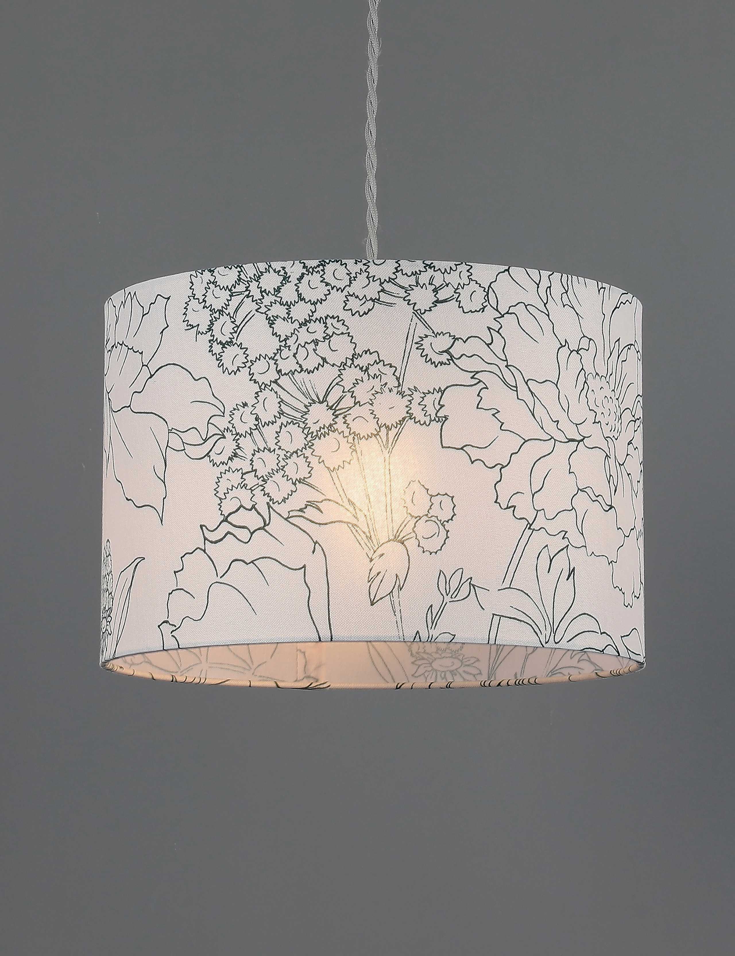 Floral Print Lamp Shade 3 of 4