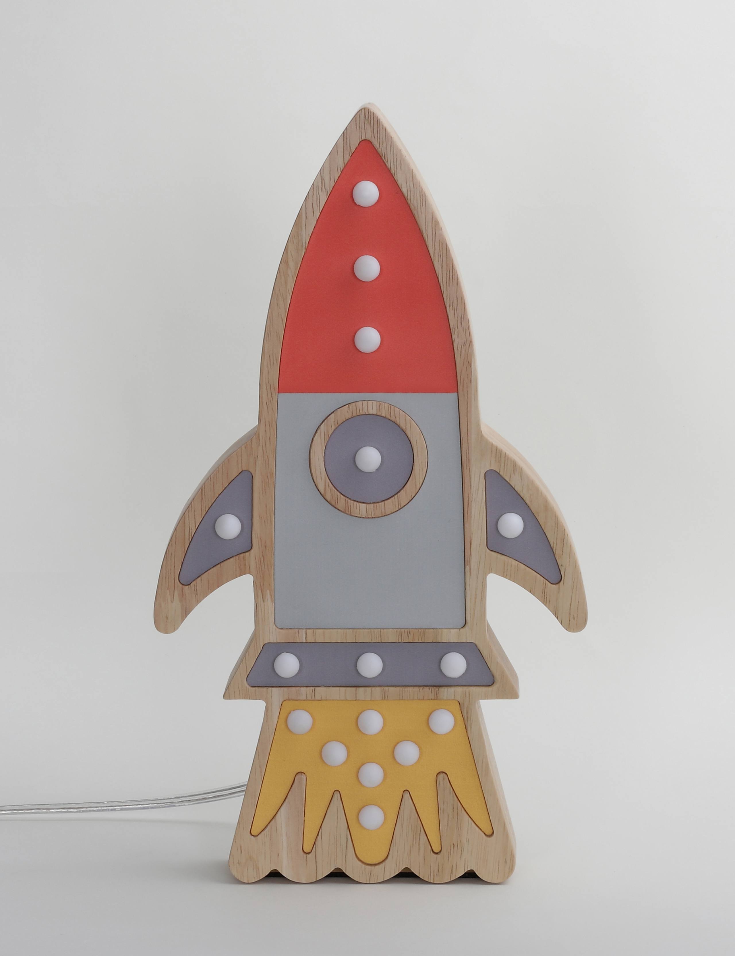 Kids' Rocket LED Table Lamp 1 of 7
