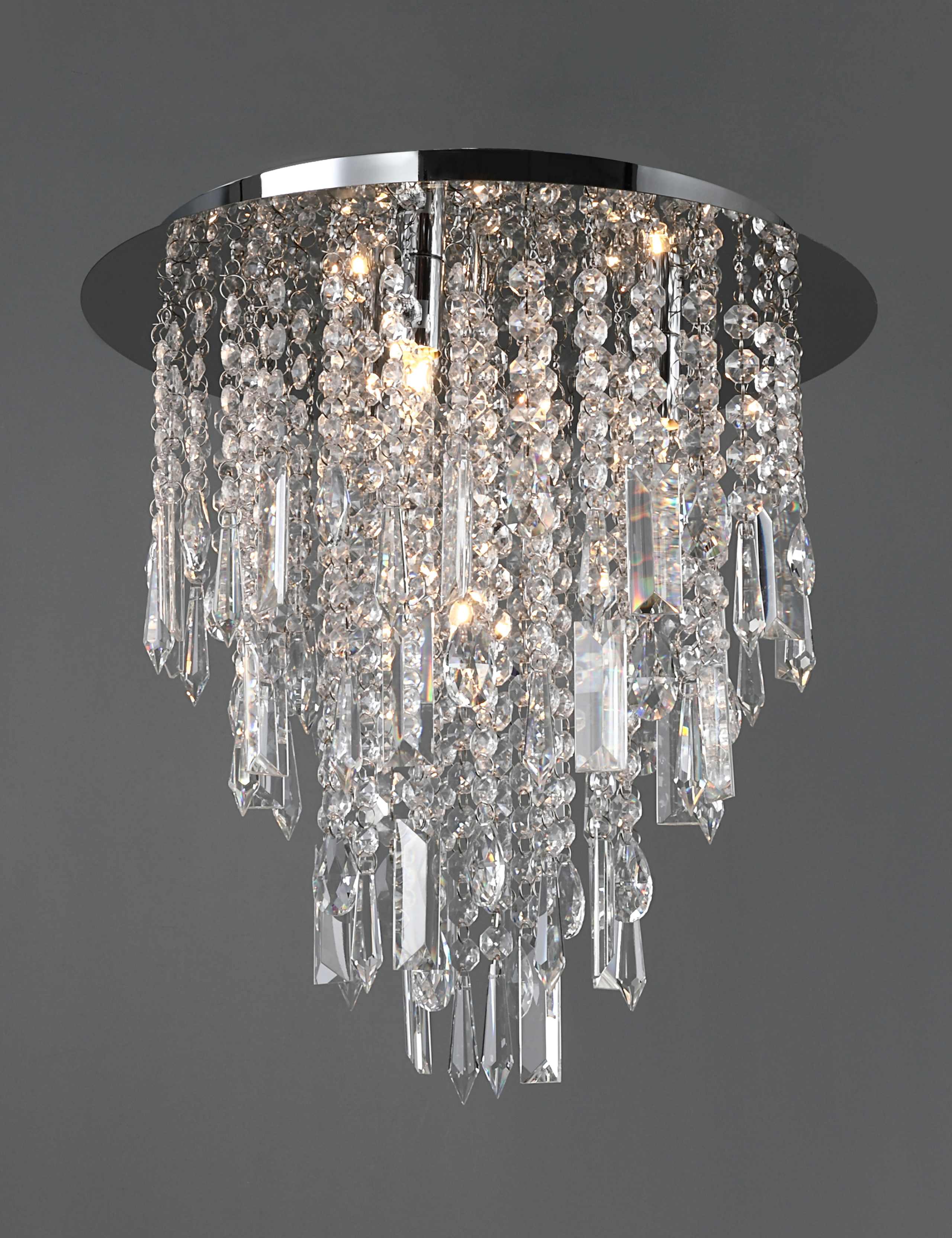 Glamour Beaded Flush Light 6 of 6