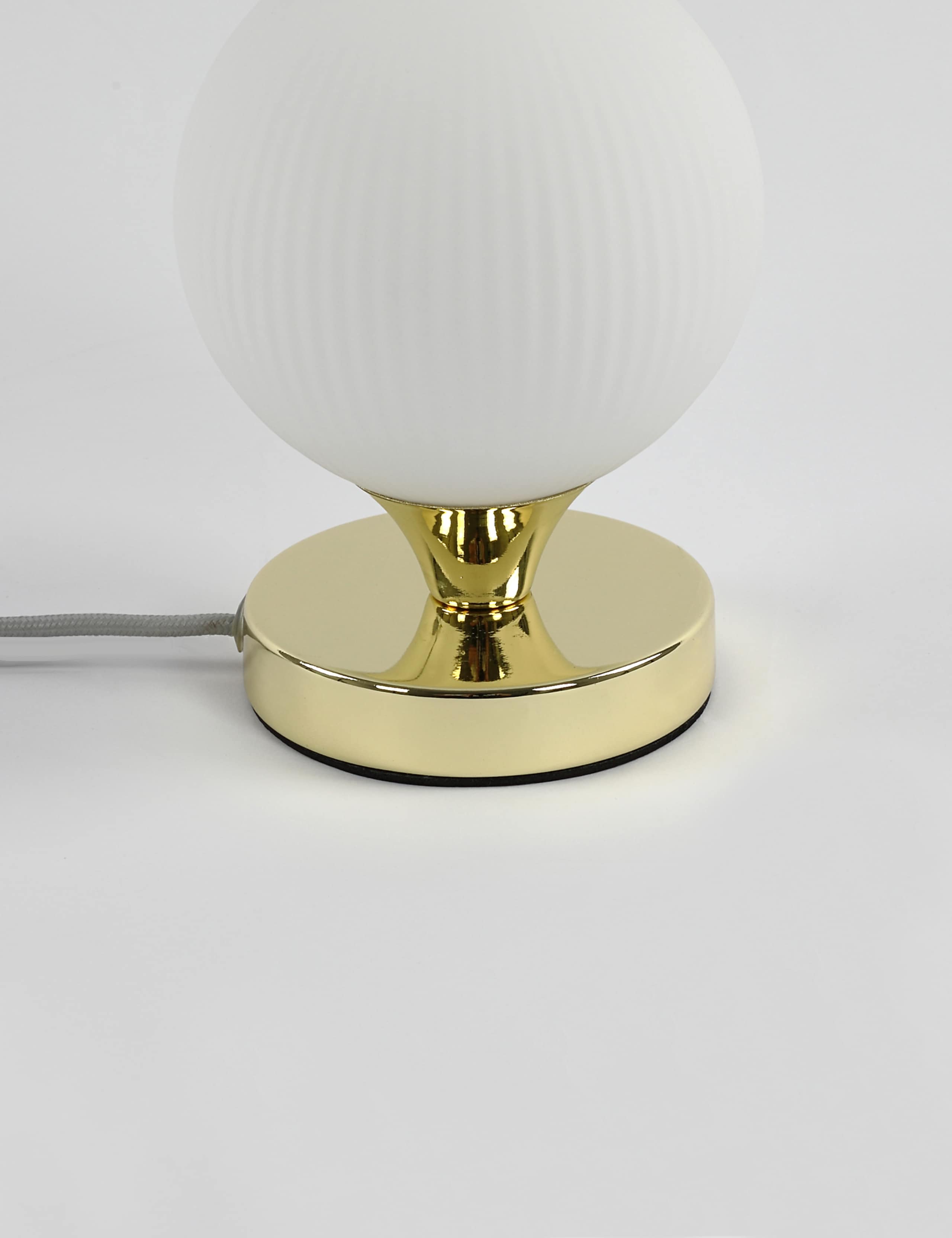 Set of 2 Ribbed Globe Table Lamps 5 of 7