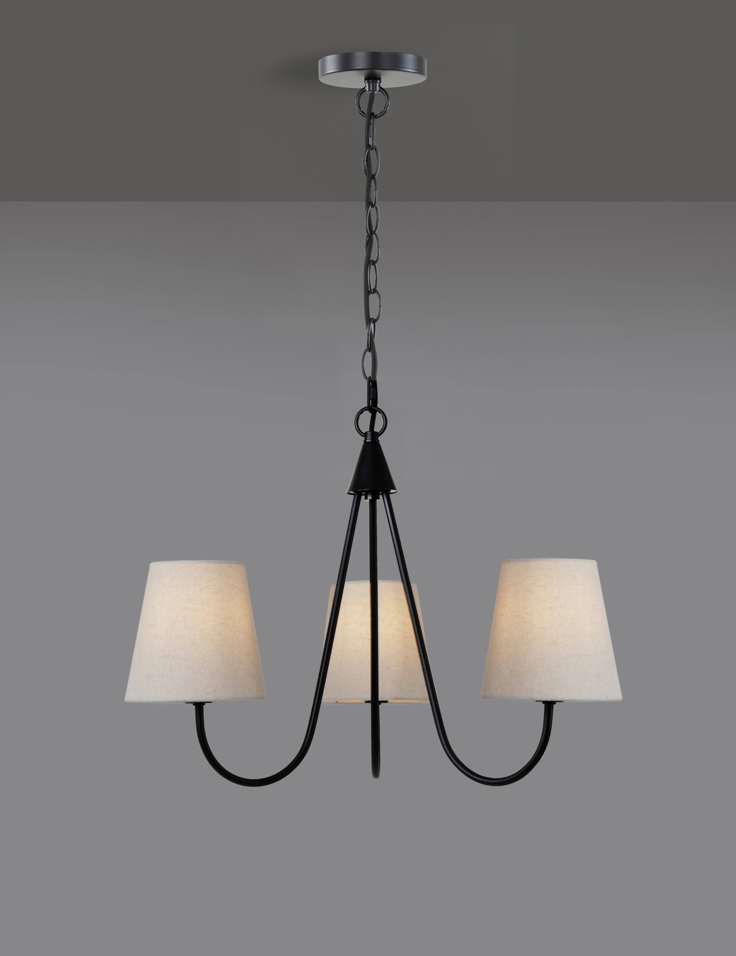3 Shade Ceiling Light 6 of 6