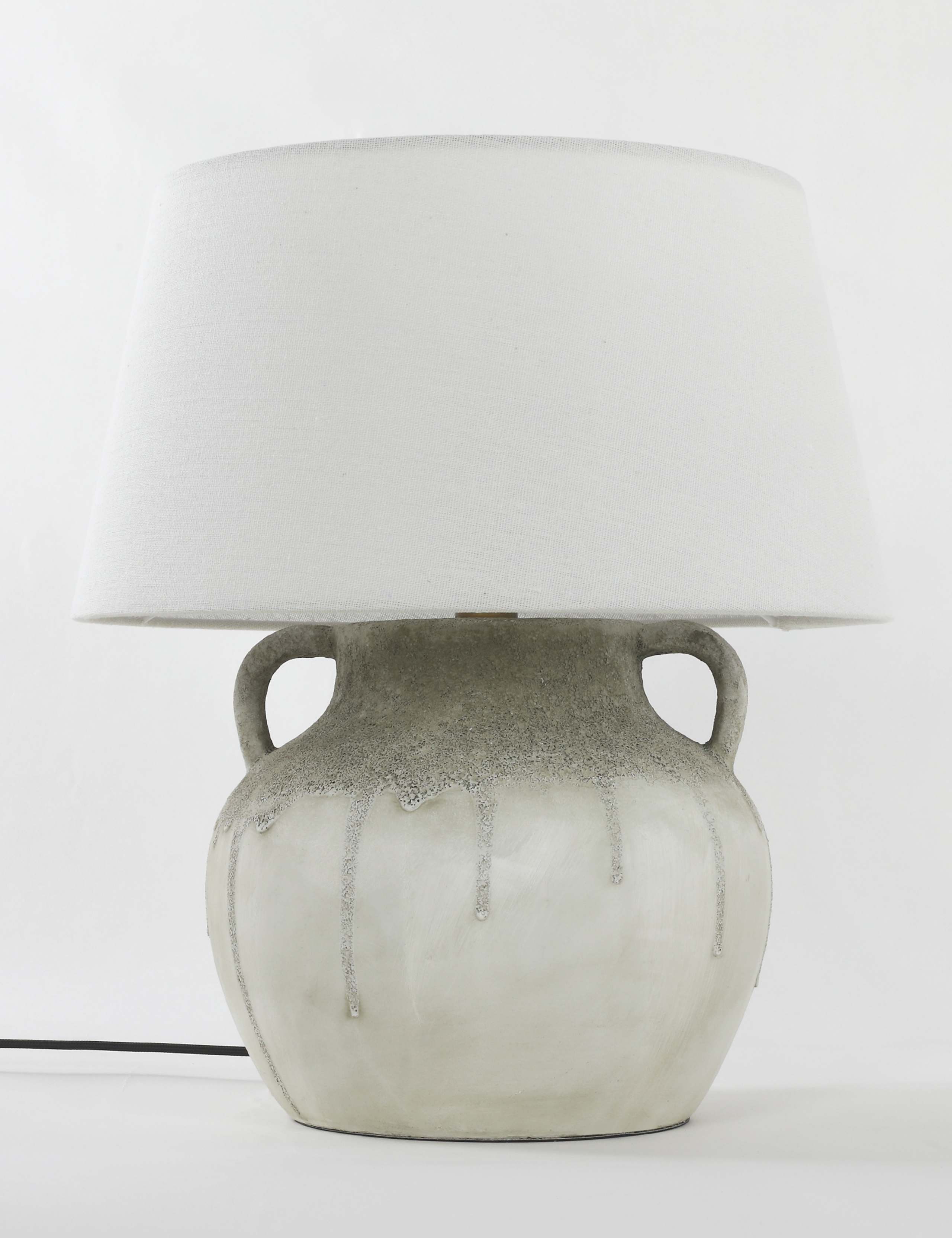 Ceramic Drip Handle Table Lamp 1 of 9