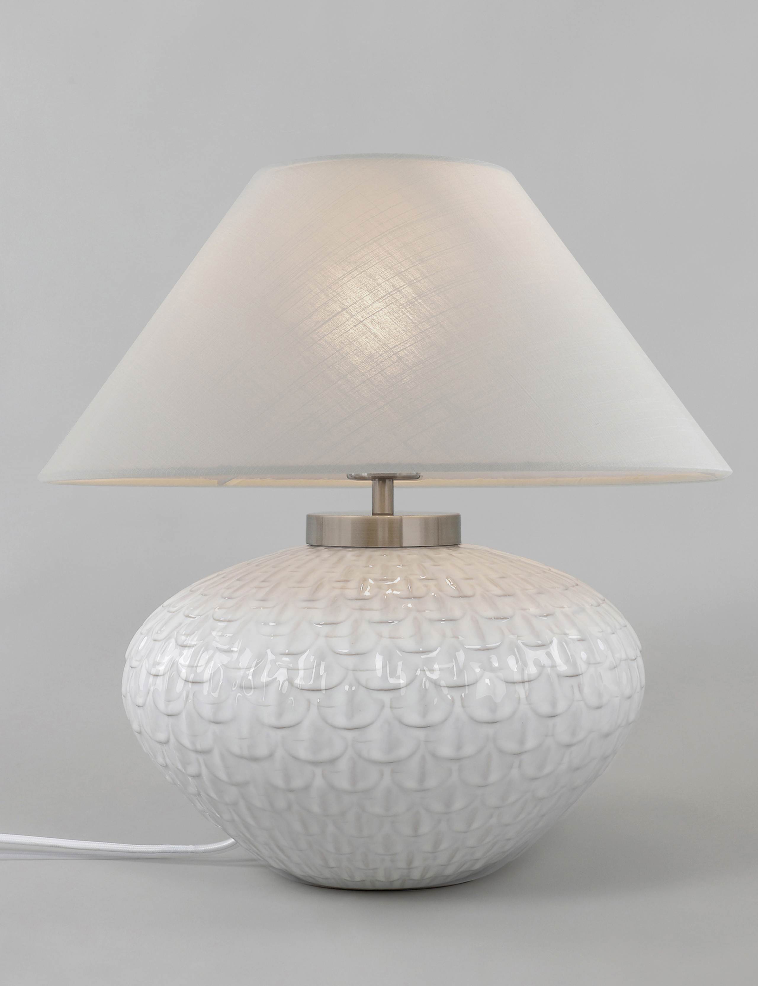 Textured Scallop Table Lamp 7 of 7