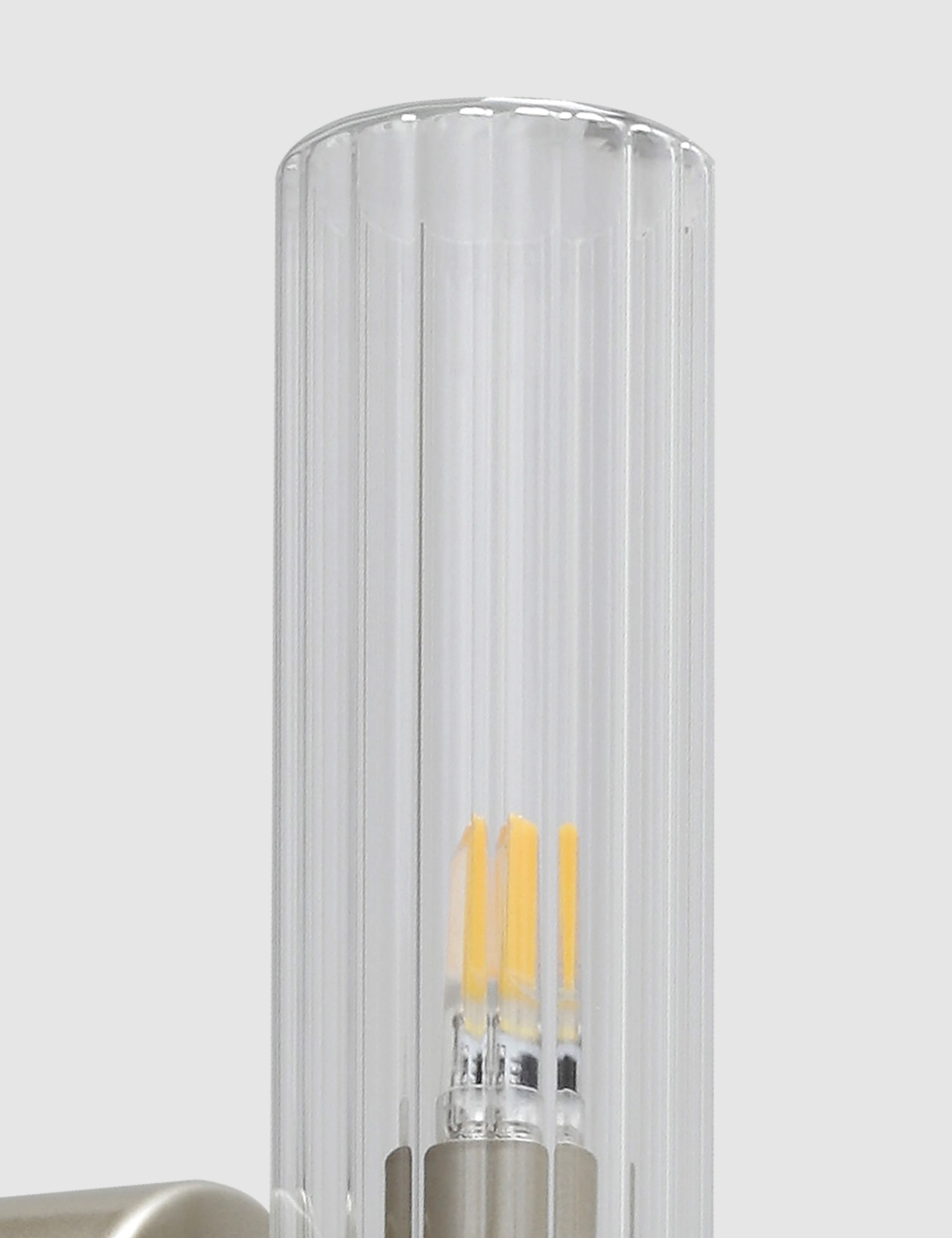Glass Ribbed Wall Light 5 of 6