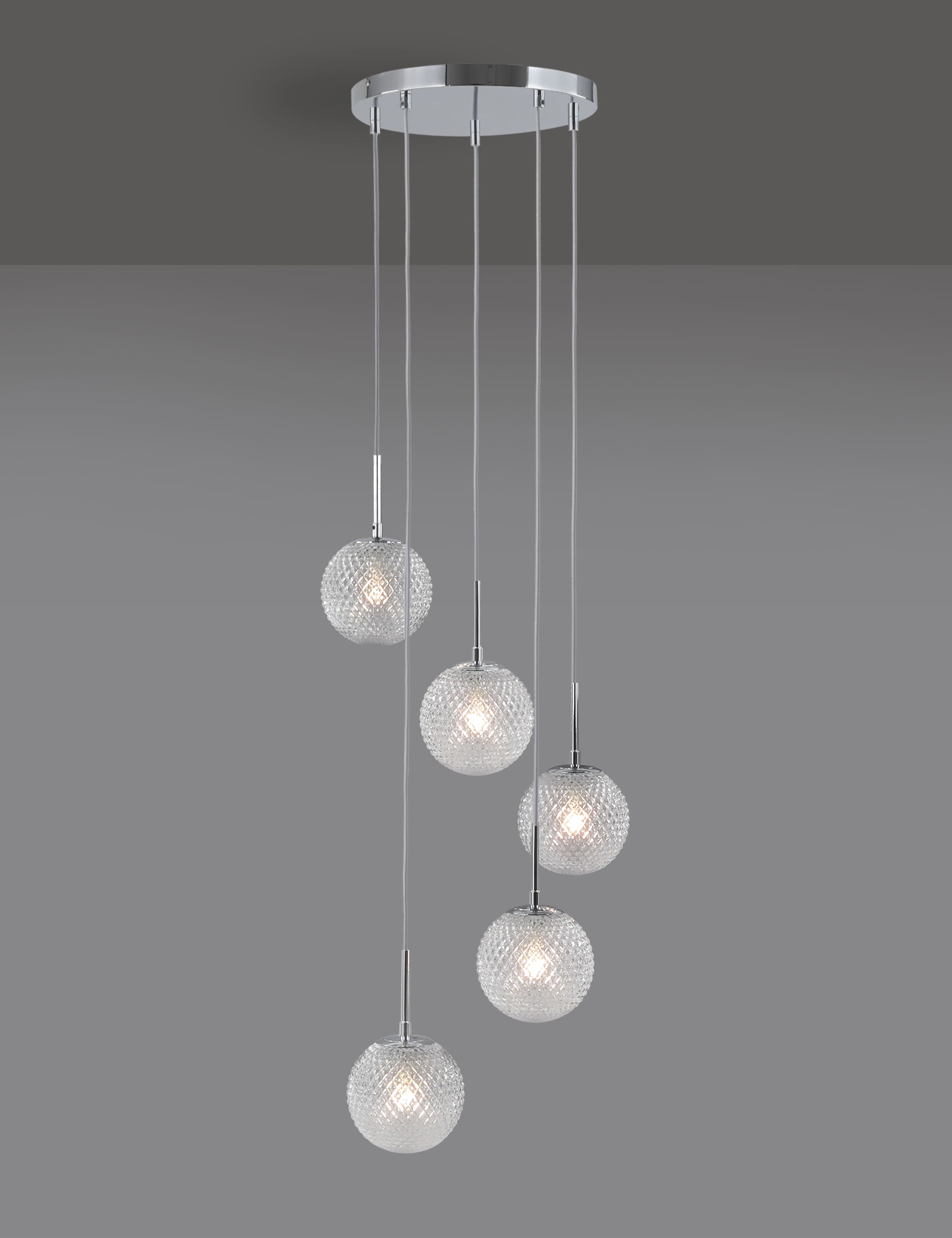 Glass Cluster Ceiling Light 7 of 7