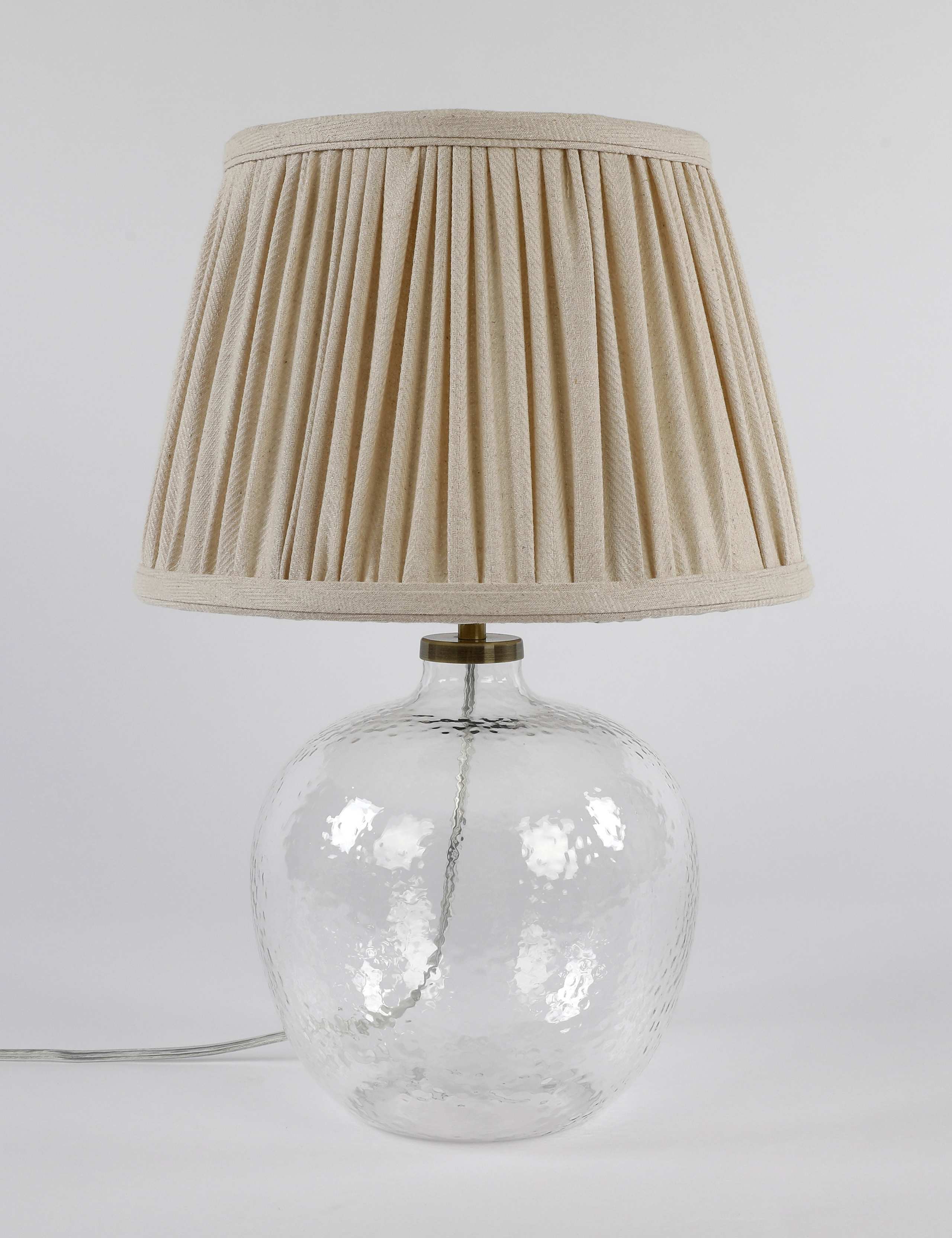 Glass Textured Table Lamp 1 of 6