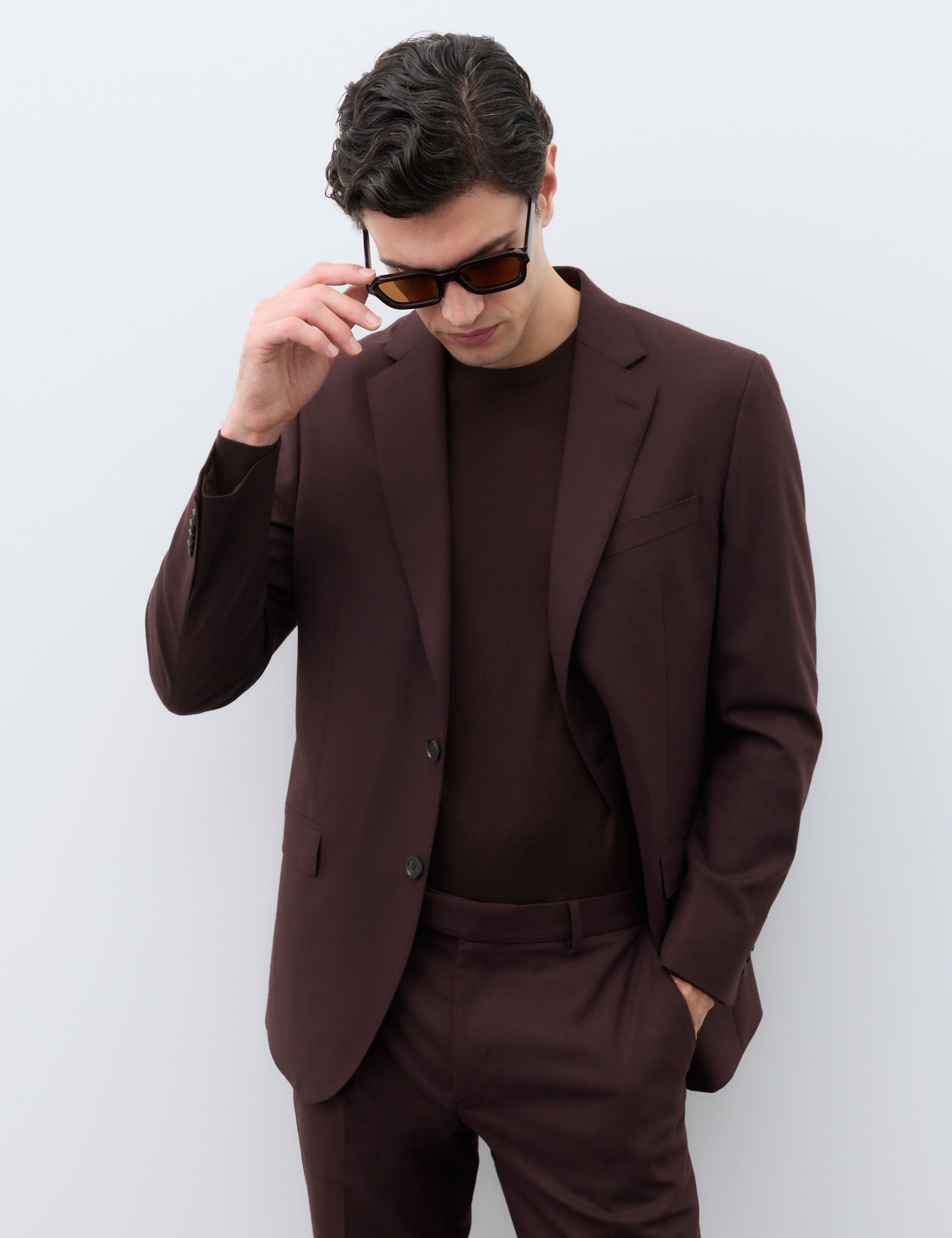 2 Piece Italian Wool Blend Performance Suit thumbnail 6