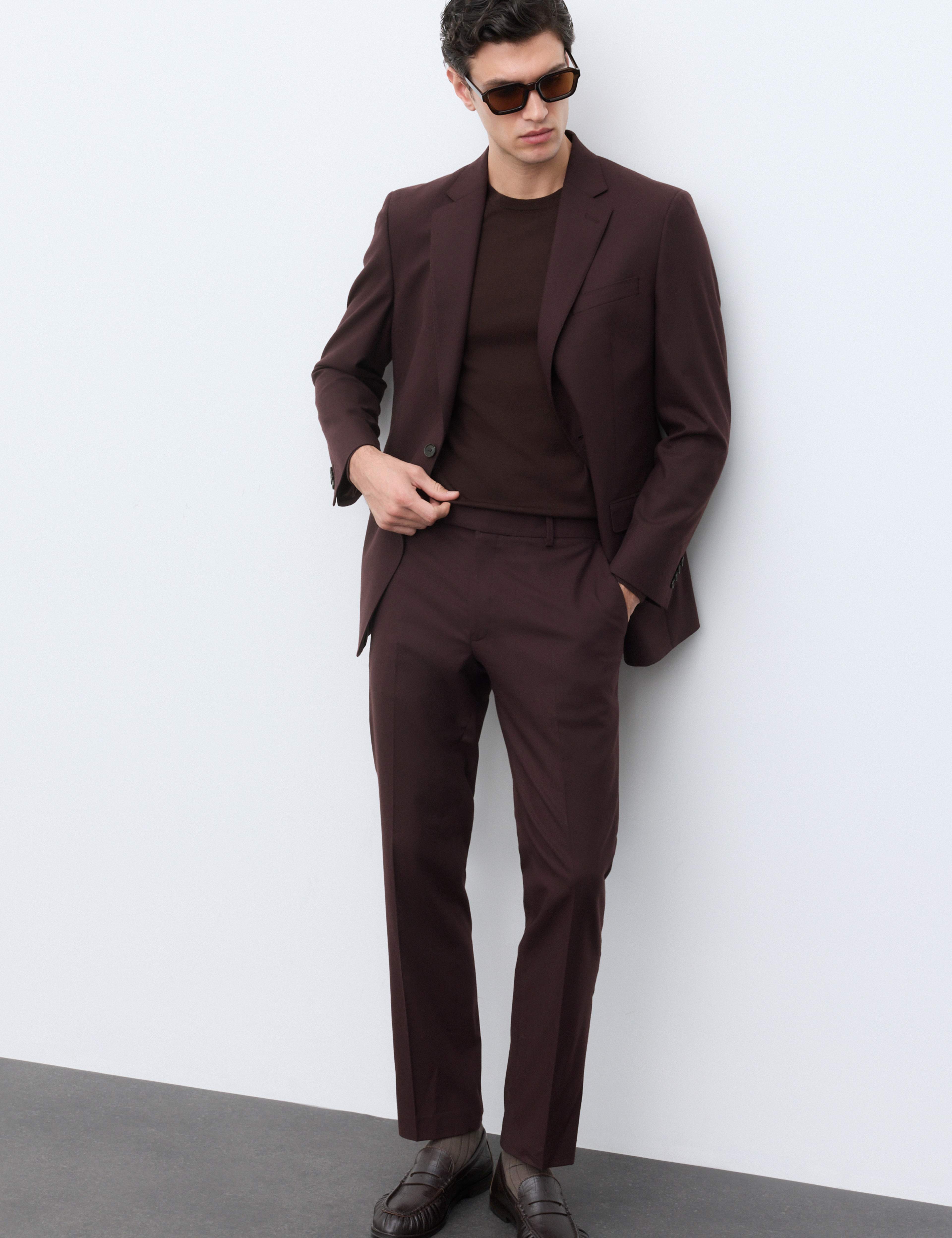2 Piece Italian Wool Blend Performance Suit thumbnail 5