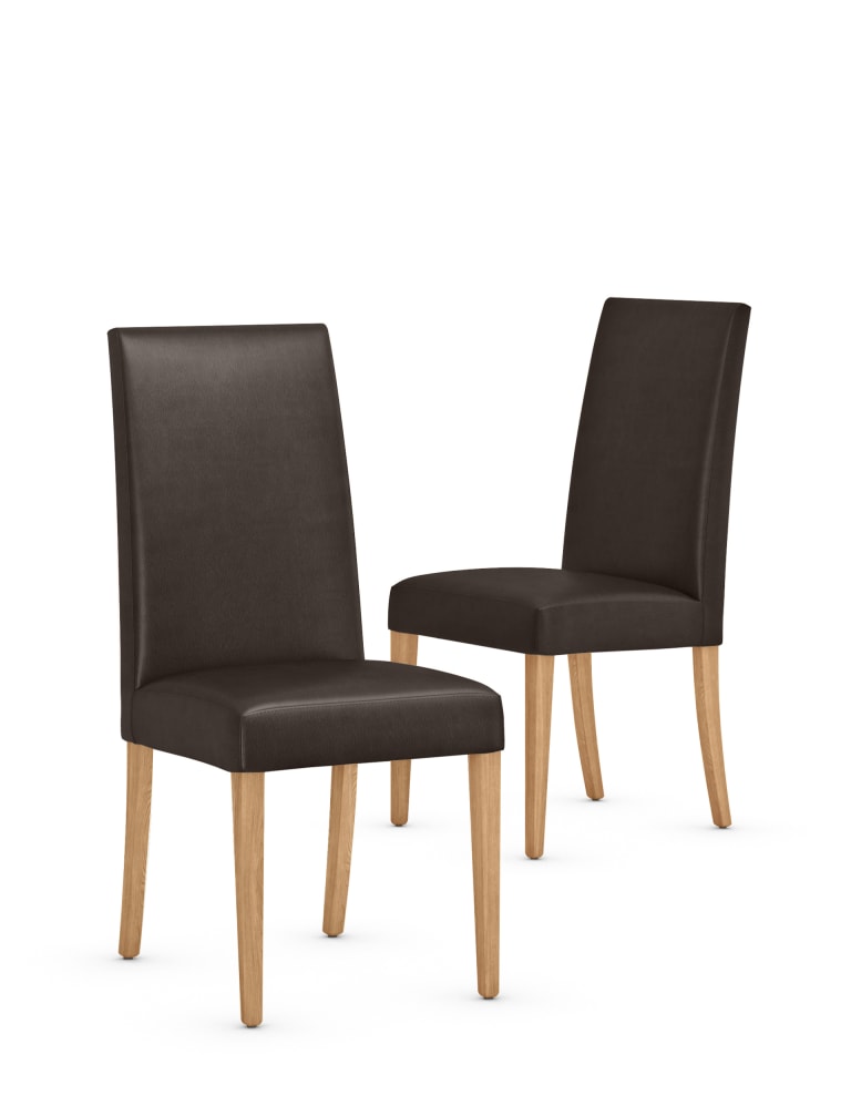 Set of 2 Alton Leather Chairs M S