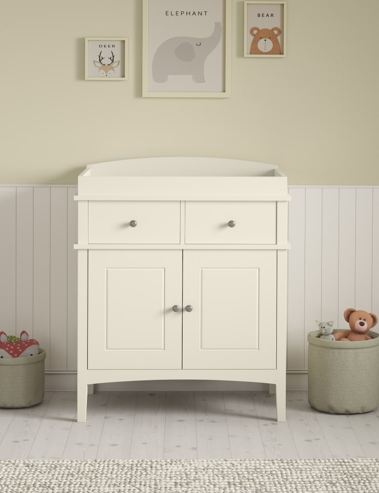 Ivory changing table cheap