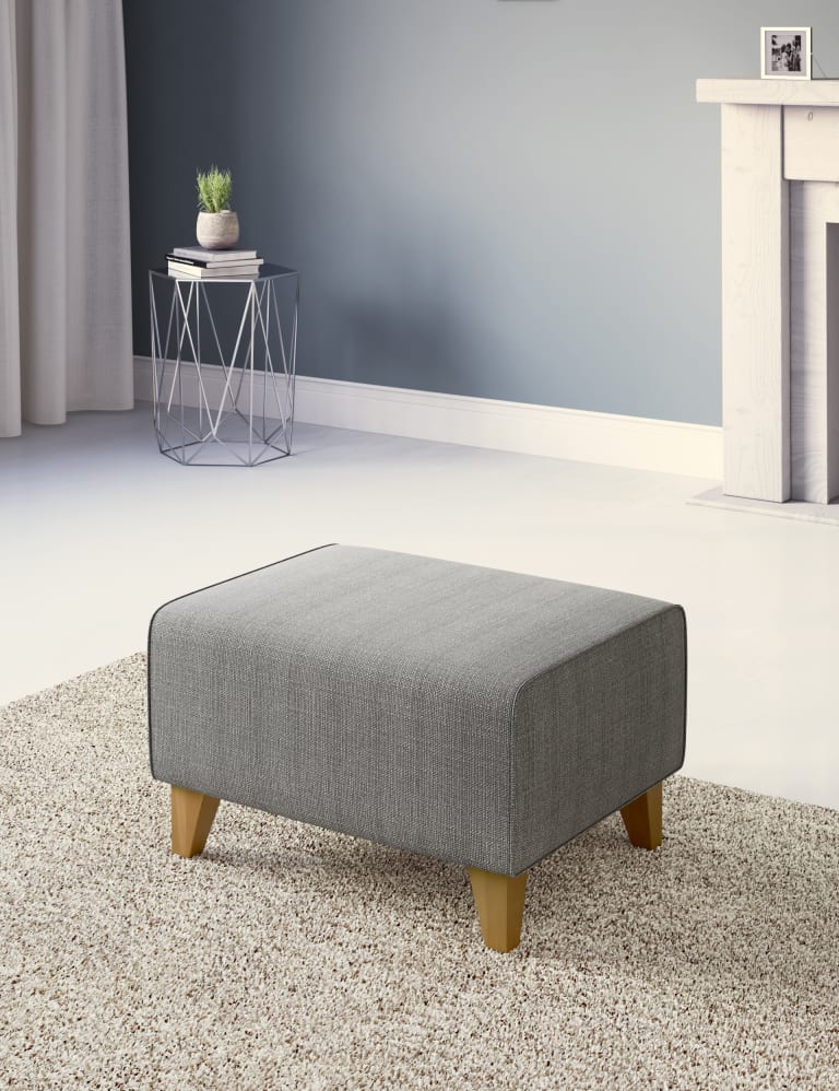 Cabot Footstool Soljen Grey LOFT M S