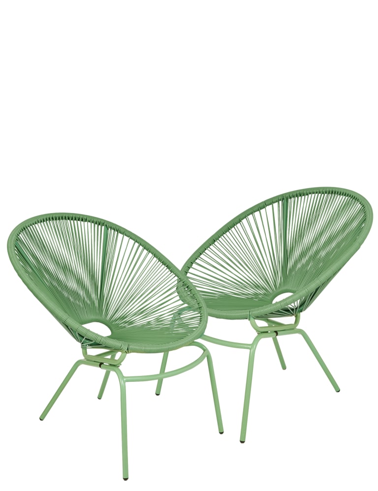 Lois set of 2 garden chairs sale