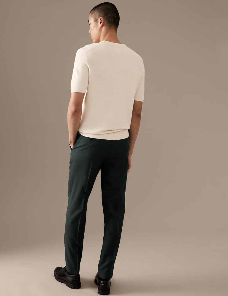 Tailored Fit Pure Wool Textured Suit 5 of 7