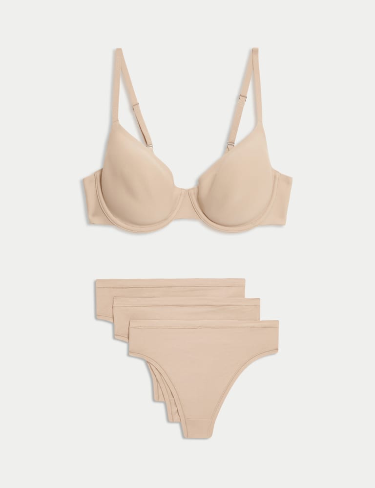 Flexifit™ Wired Demi Cup Bra Set A-E 2 of 6