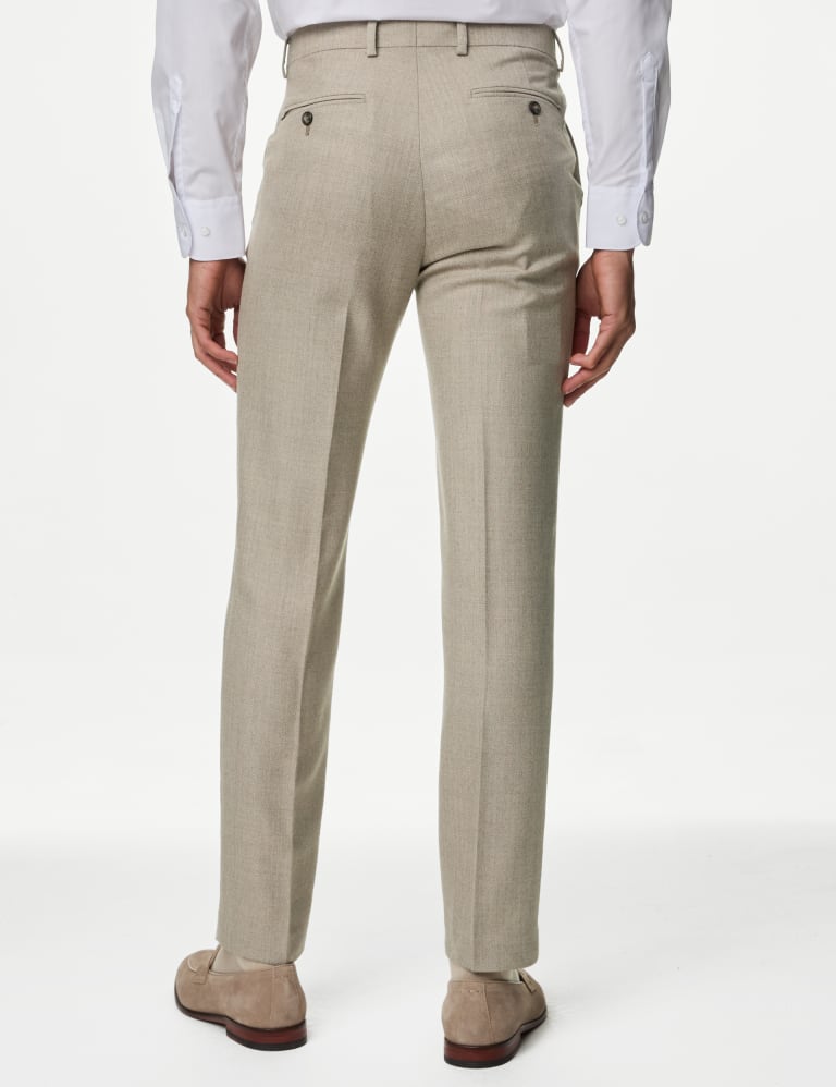 Slim Fit Wool Blend Herringbone Suit 6 of 6