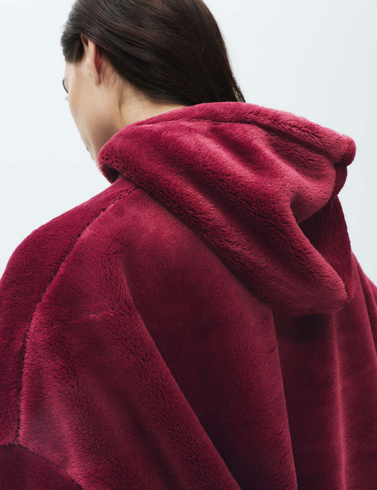 Fur Fleece Lounge Hoodie Set 4 of 6