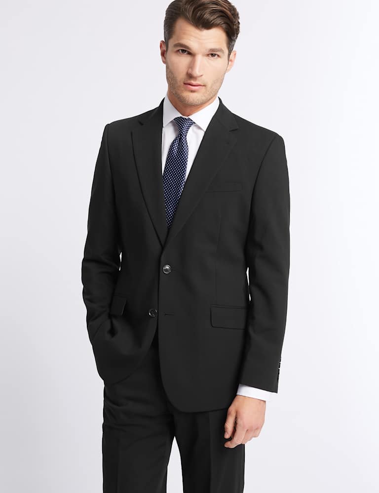 Black Regular Fit Suit 1 of 9