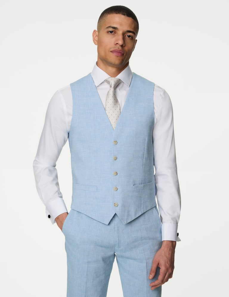 Tailored Fit Italian Linen Miracle™ Suit 2 of 7