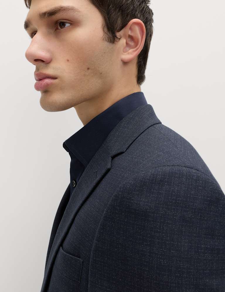 2 Piece Skinny Fit Textured Stretch Suit 4 of 6