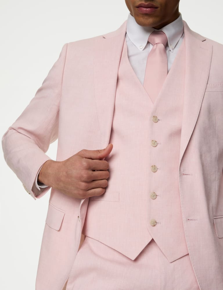 Tailored Fit Italian Linen Miracle™ Suit 4 of 6