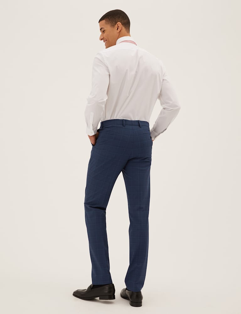 Slim Fit Checked Suit 5 of 7