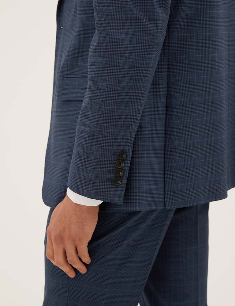 Slim Fit Checked Suit 7 of 7