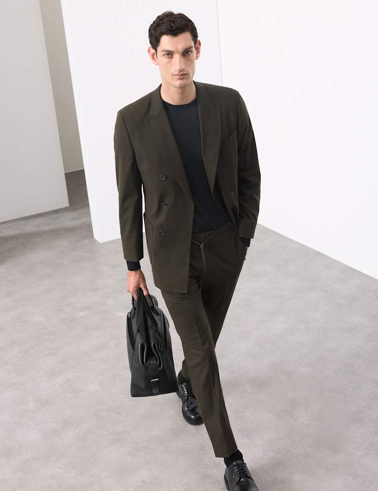 Tailored Fit Italian Wool Blend Performance Suit 4 of 6