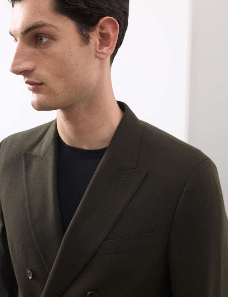 Tailored Fit Italian Wool Blend Performance Suit 6 of 6