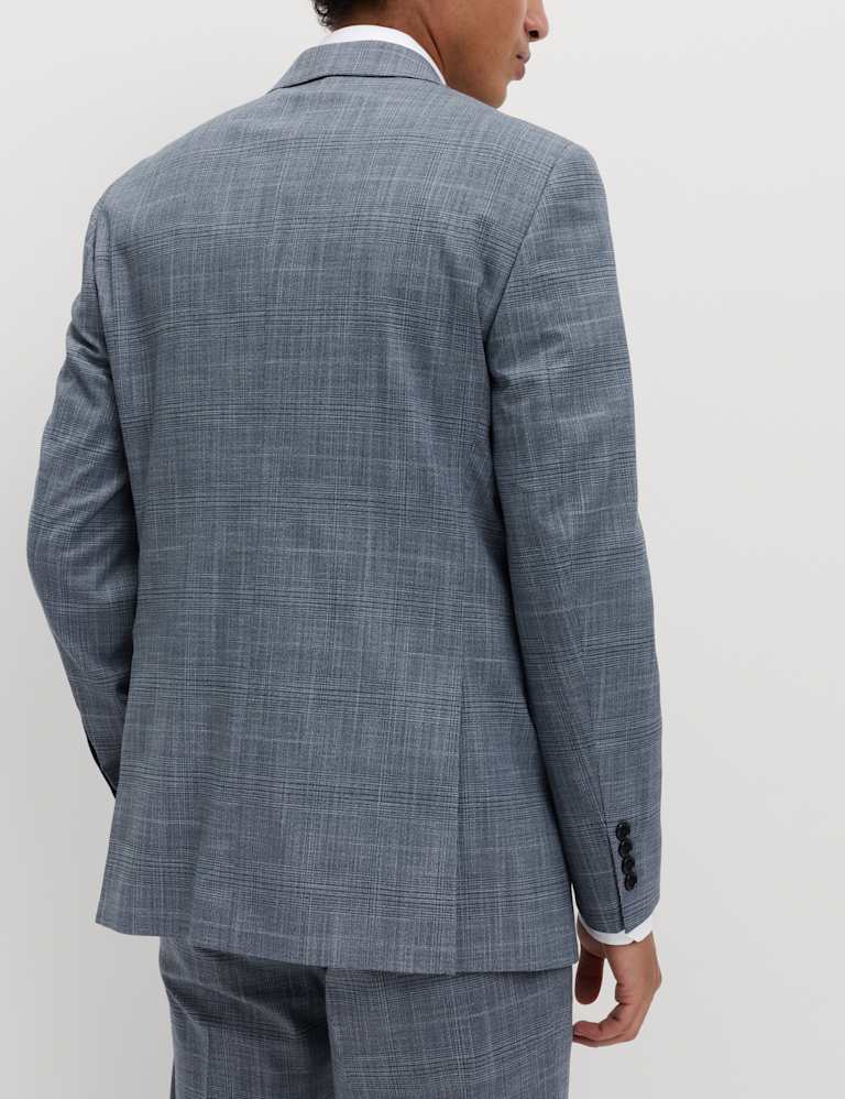 Tailored Fit Check Stretch Suit 4 of 6