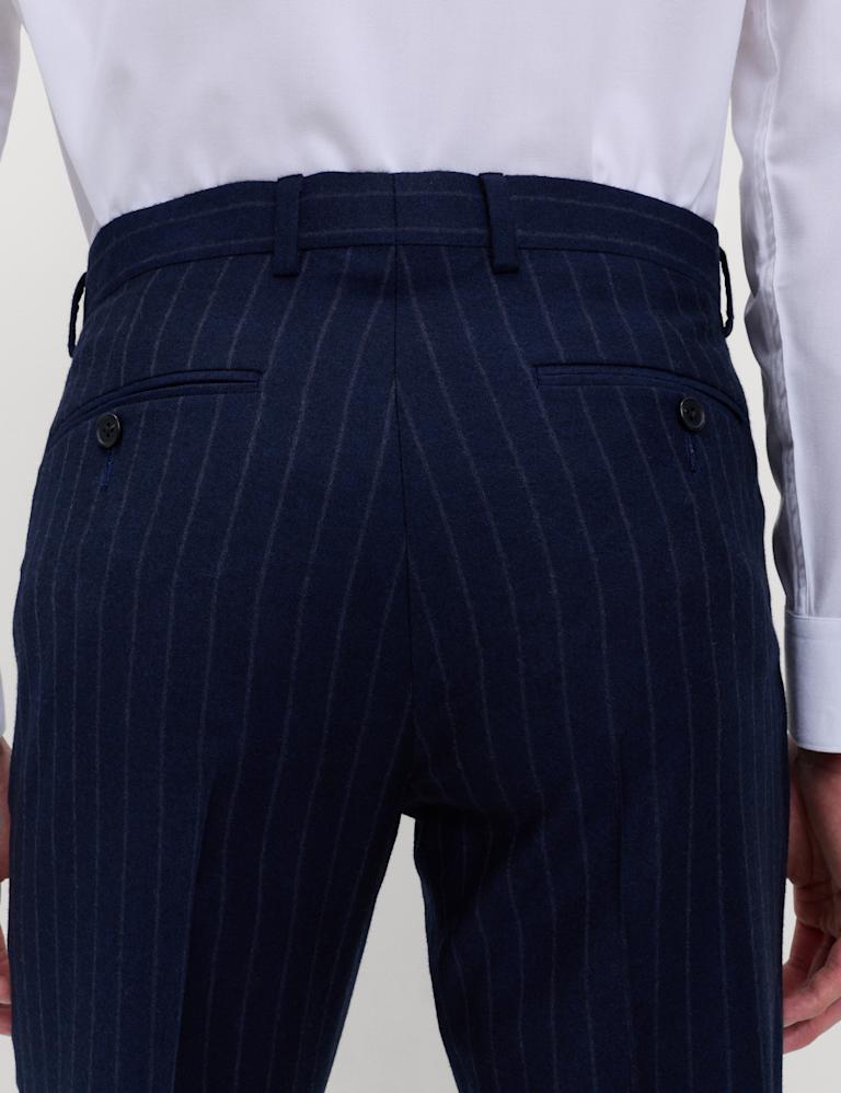 2 Piece Regular Fit Pure Wool Pinstripe Suit 6 of 6