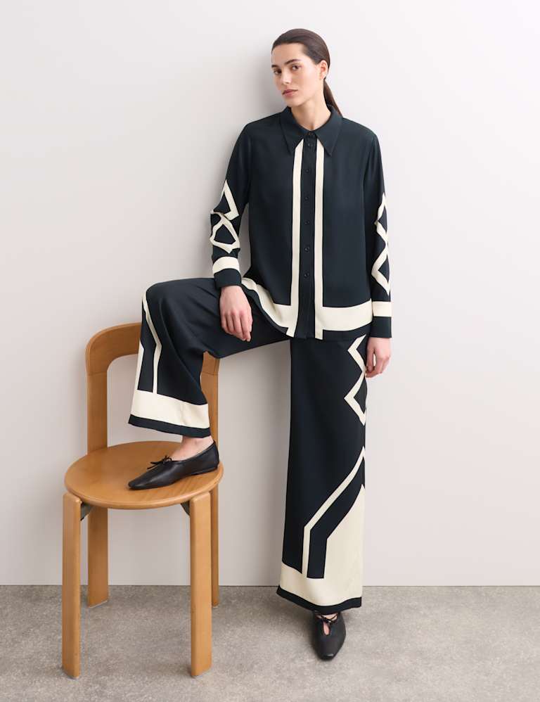 Printed Shirt & Trouser Set 1 of 6