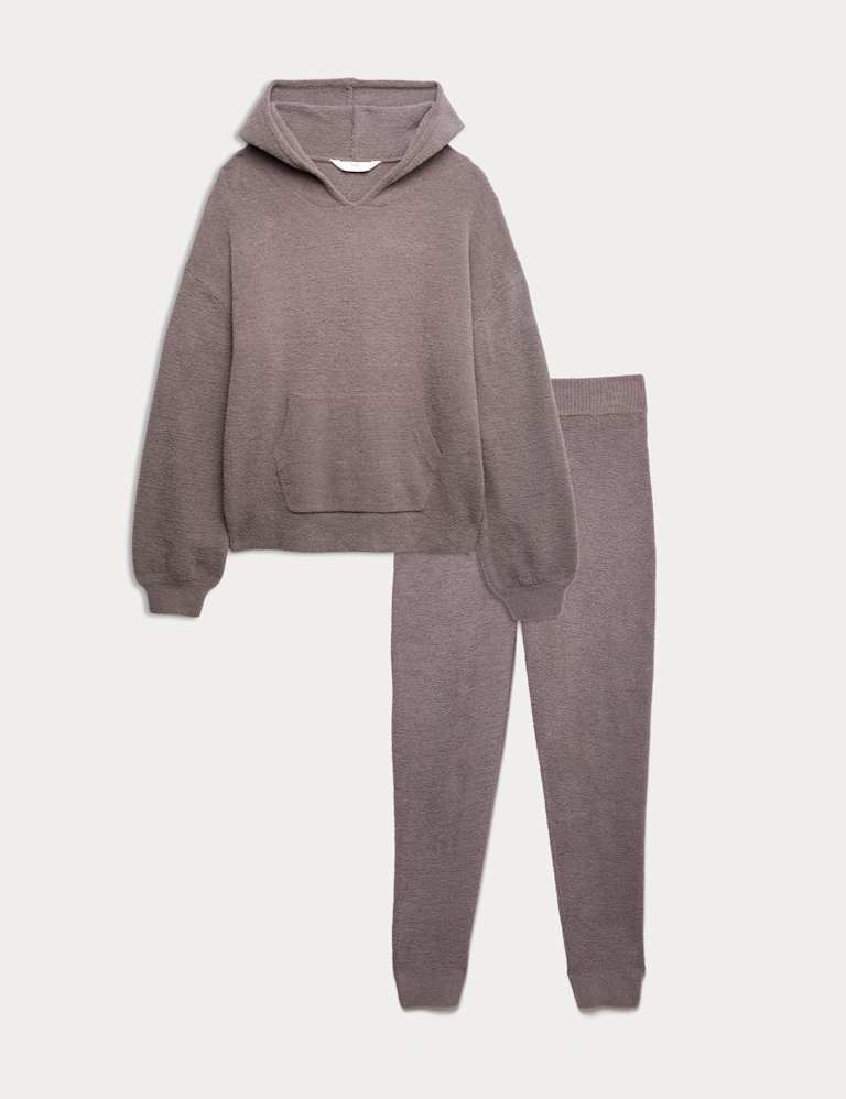 Cosy Bouclé Knit Hoodie Set 2 of 6