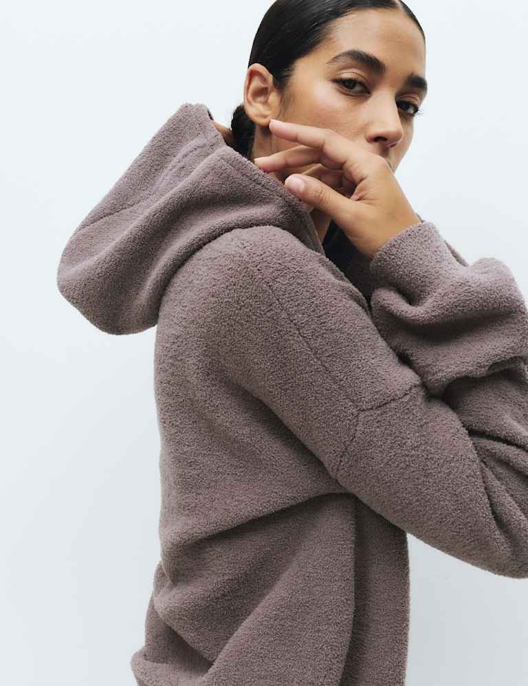 Cosy Bouclé Knit Hoodie Set 4 of 6