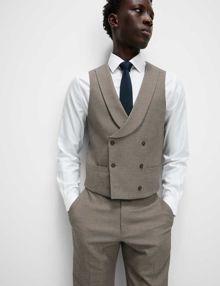 Regular Fit Puppytooth Suit 3 of 6