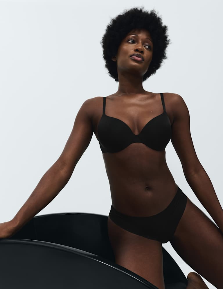 Body Invisibles Wired Demi Cup Bra Set A-E 1 of 6