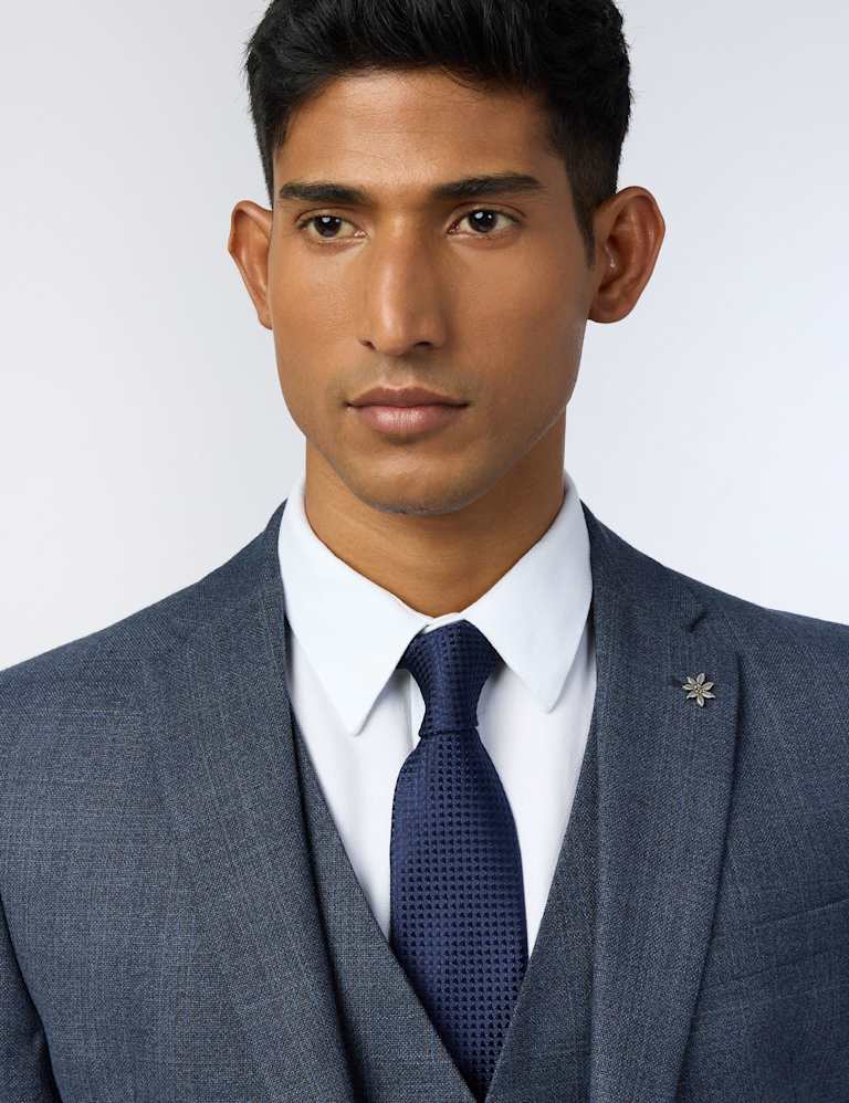 Slim Fit Wool Rich Check Performance Suit 6 of 7