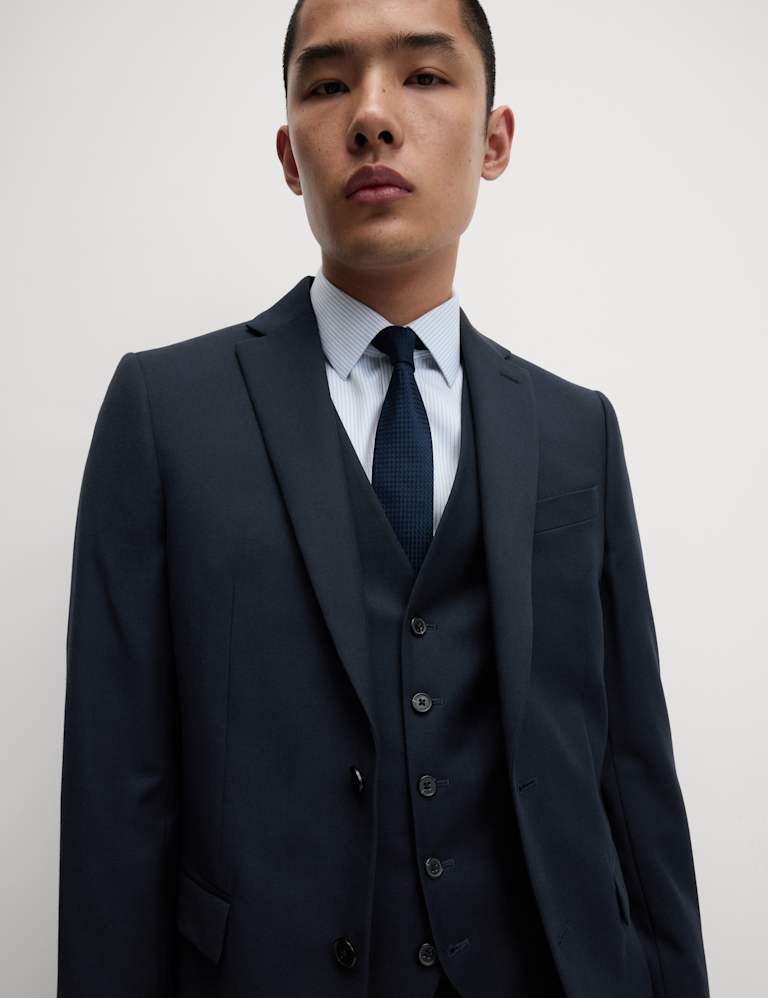 3 Piece Tailored Fit Stretch Suit 1 of 6