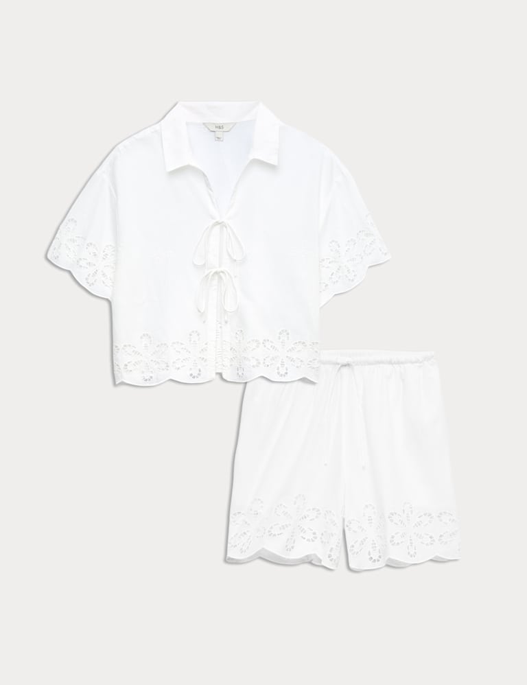Cutout Shirt & Short Set 2 of 6