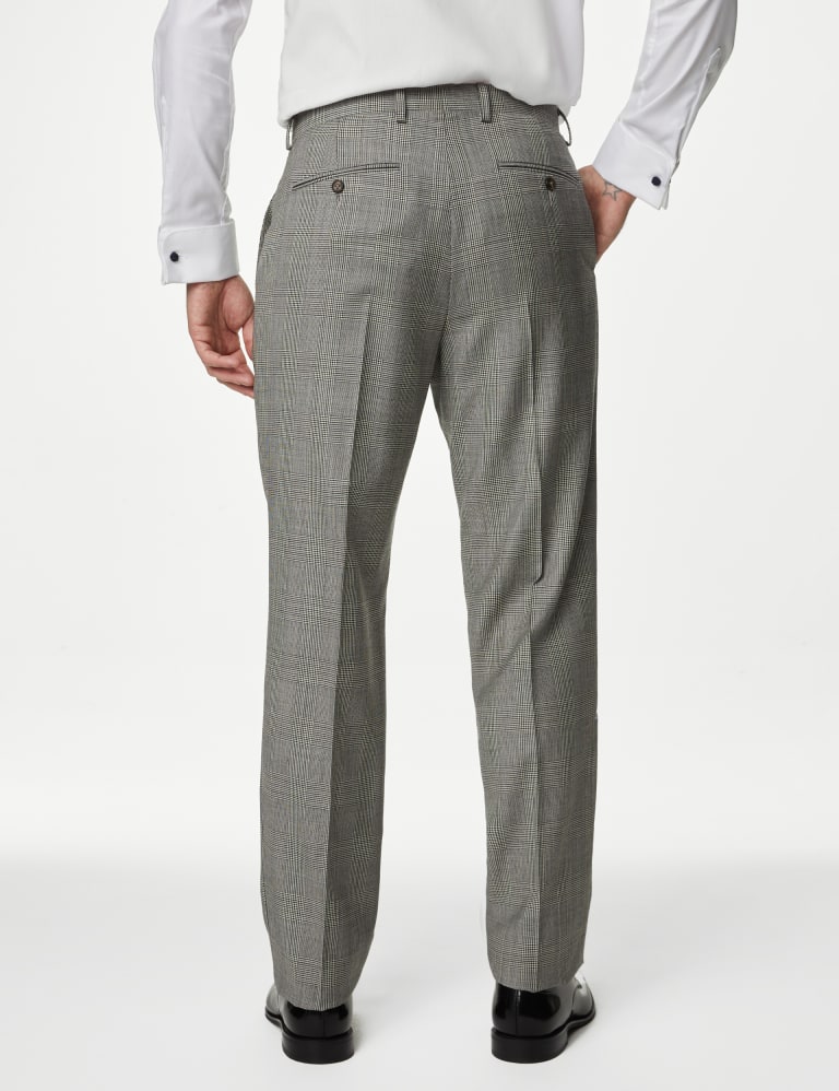 Regular Fit Pure Wool Check Suit 5 of 7