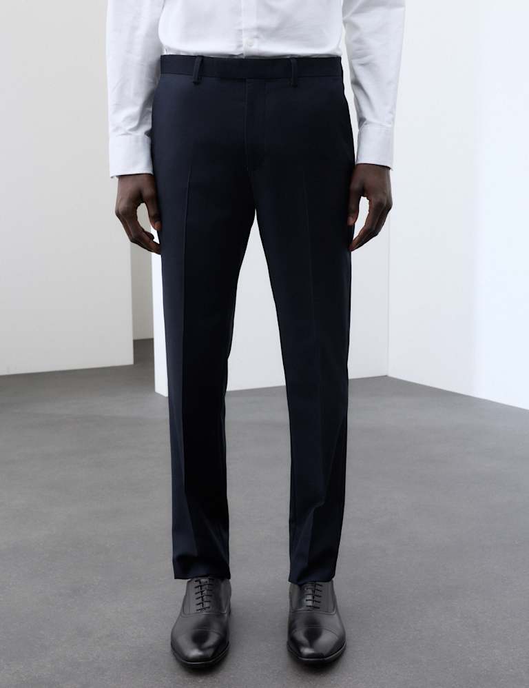 3 Piece Tailored Fit Pure Wool Suit 3 of 6
