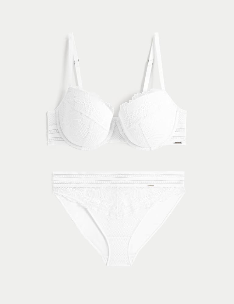 Marseilles Lace Wired Balcony Bra Set A-E 2 of 6
