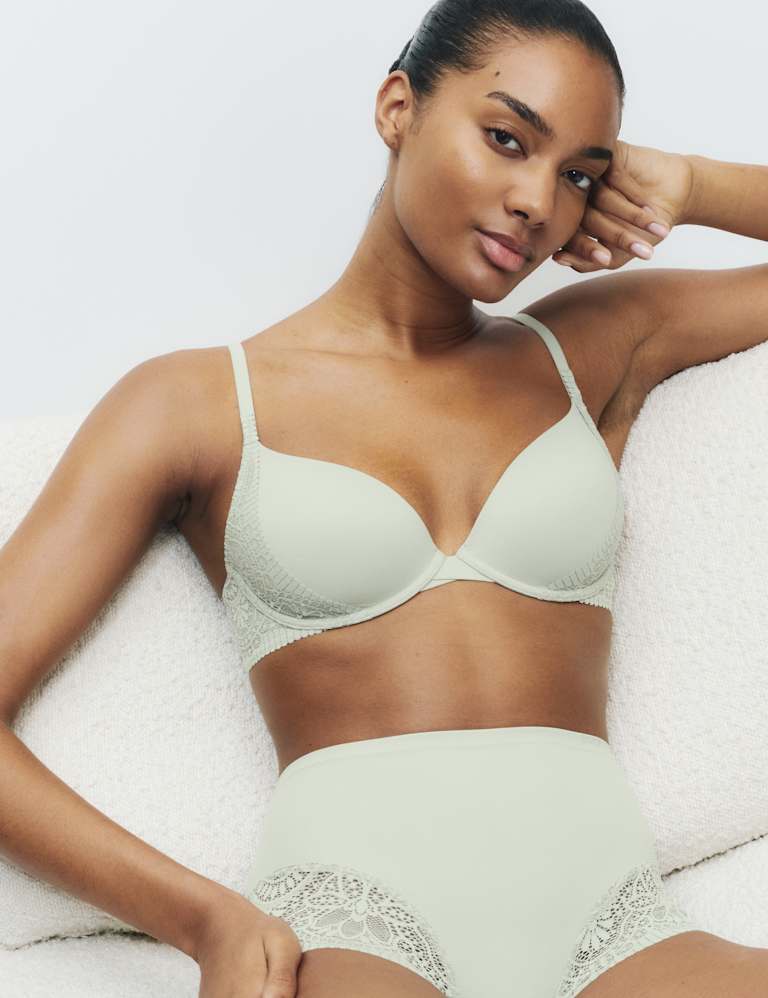 Body Soft™ Wired Plunge T-Shirt Bra Set A-E 3 of 6