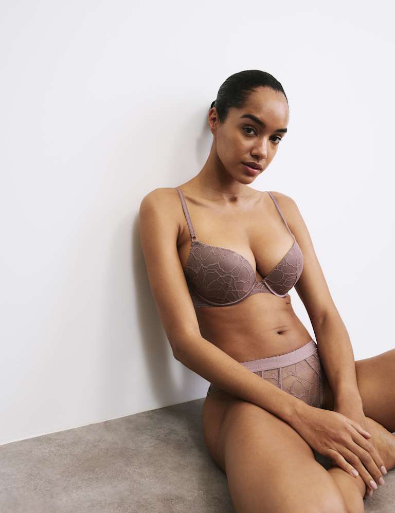 LaceWear Wired Push Up Bra Set A-E 1 of 6