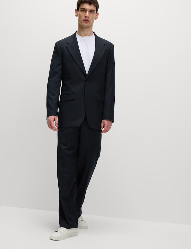 2 Piece Relaxed Fit Stretch Suit 2 of 6