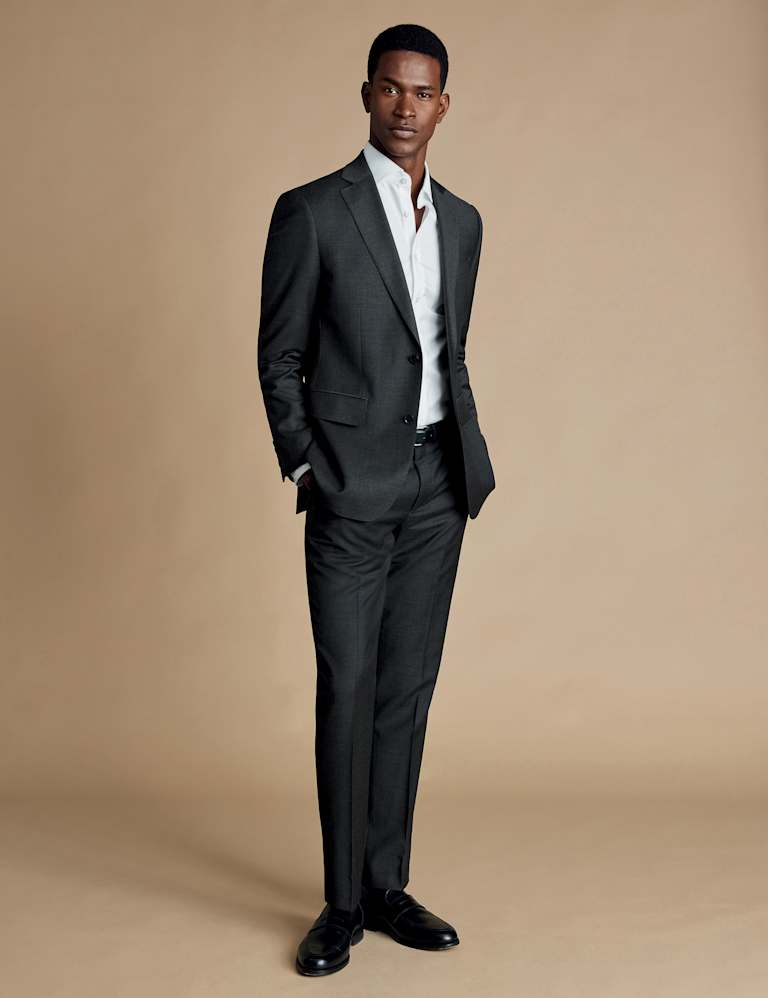 Slim Fit Pure Wool Twill Suit 1 of 5