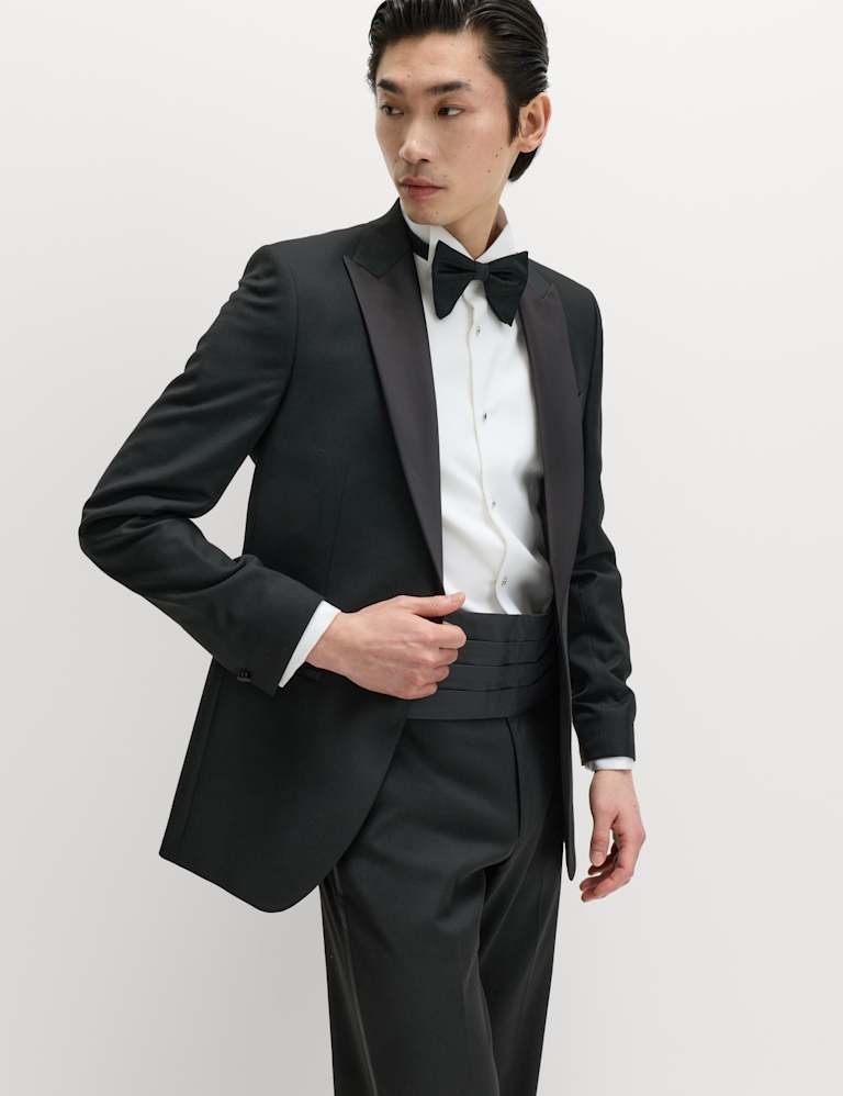 2 Piece Regular Fit Stretch Tuxedo Suit 1 of 7