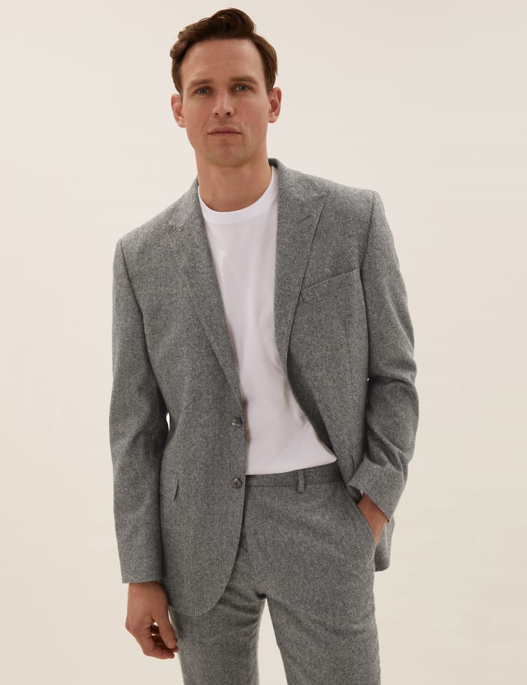 Tailored Fit Italian Wool Suit 2 of 8