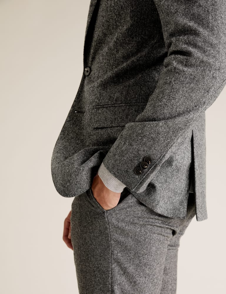 Tailored Fit Italian Wool Suit 7 of 8