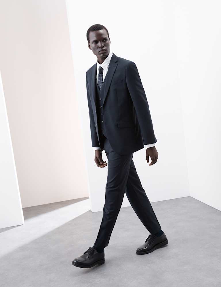 3 Piece Tailored Fit Performance Suit 2 of 5