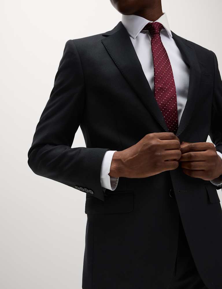 3 Piece Regular Fit Pure Wool Suit 2 of 6